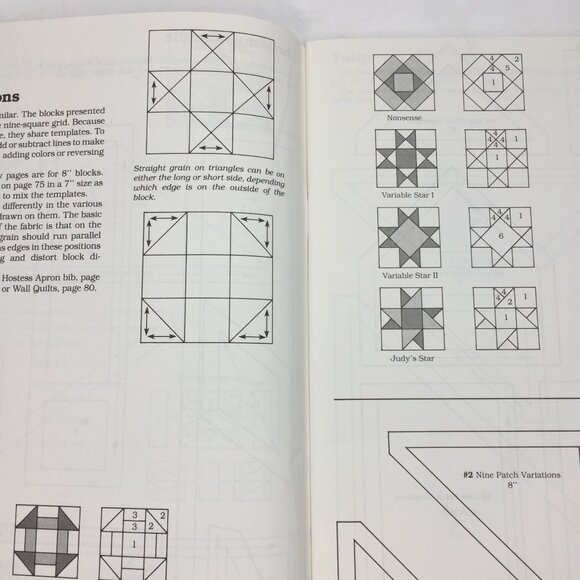 Vintage 1984 Projects For Blocks And Borders Quilt Pattern Book Marsha McCloskey - Picture 4 of 12